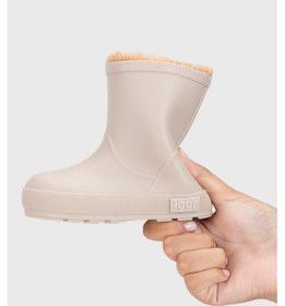 Resim Igor Yogi Borreguito Çocuk Bej Kürklü Yağmur Çizmesi W10306-004 Bej 
