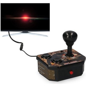 Resim Çocuklar İçin El Tipi Mini Oyun Konsolları Arcade Joystick Kontrol Cihazı Dahili 180 Klasik Video Oyunu Bağlan Ve Oyna Tv Oyunları 