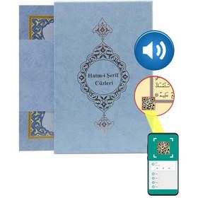 Resim Rahle Boy 30 Cüz Kur'An-I Kerim (Mavi. Karton Kapak. Kutulu) 