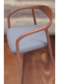 Resim Sandalye Yılan Model Tam Kolçak Kayın İskelet Ceviz Renk 1ADET El Yapımı 