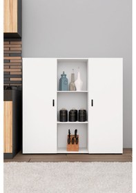 Resim Yvz Home Uranüs-1 Mutfak Dolabı Beyaz 