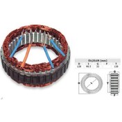 Resim NURSAN 12v Alternatör Statör Vısteon Tipi (4 UÇLU) Ford 