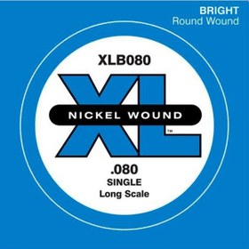 Resim D'addario Nickel Wound Single Long Scale .80 - Xlb080 Bas Gitar T 
