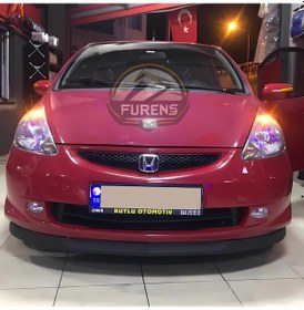 Resim Honda Jazz 2002-2010 Uyumlu H Lip Esnek Ön Lip 2 Parça Karlık Ön Ek Tampon Altı Dill 