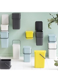 Resim Brabantia Çöp Atık Bidonları 16 Litre Gri109966 