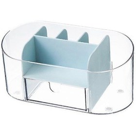 Resim Ganzhoushop Şeffaf Masa Düzenleyici, Akrilik Kalem Kalemlik, Şeffaf Ofis Malzemeleri Ve Aksesuarları,masa 