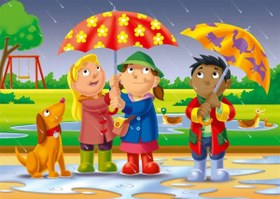 Resim Ravensburger 6/8/10/12 Parça Puzzle Hava Durumu 030576 