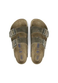 Resim Terlik Erkek 1019377 Birkenstock Arızona Sfb Leoı Faded Khakı Faded Khakı Çok Renkli 