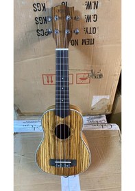 Resim Soprano Boy Karma Markalardan Üst Maun Ağacı Ukulele 