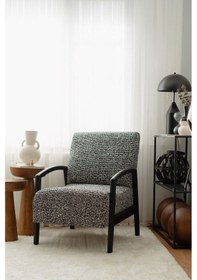 Resim Luma Siyah Ahşap Berjer Çok Renkli 