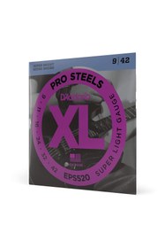 Resim Hype Store D'Addario Eps520 Elektro Gitar Tel Seti, Xl, 9-42, Long Scale, 