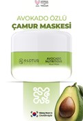 Resim K-lotus avokado özlü nemlendirici etkili besleyici ve canlandırıcı çamur maskesi 30ml 