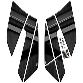 Resim Gogo Yan Ayak Pad 002 Siyah-gri Honda Pcx 2018-2020 