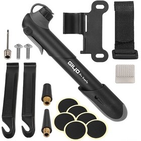 Resim Yaozixa Manuel 120 Psı Bisiklet Pompa Seti - Presta/schrader Valf Uyumlu, Tamir Aletleri Ve Patçalar İçeren Dayanıklı Tasarım 