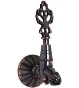 Resim Osmanlı Musluğu Sarıklı - Aç Kapa Eskitme 1/2 (lüx . %100 Pirinç) Sarı 