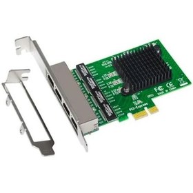 Resim Open Smart OPS01G44RT Quad 4 Port 10/100/1000 Mbps PCI Express Ethernet Kartı 