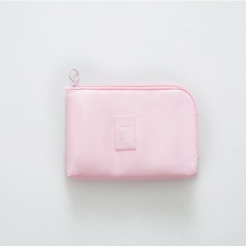 Konesam Pembe Su Geçirmez Rehberlik Çantası - 21x14x3cm Büyük Kapasiteli, Şarj Cihazları, Kablolar, Kulaklıklar İçin Seyahat Elektronik Organizerı