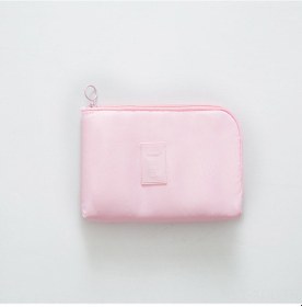 Resim Konesam Pembe Su Geçirmez Rehberlik Çantası - 21x14x3cm Büyük Kapasiteli, Şarj Cihazları, Kablolar, Kulaklıklar İçin Seyahat Elektronik Organizerı 