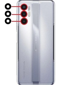 Resim Tecno Uyumlu Pova 3 Lf7n Kamera Camı 