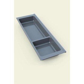 Resim Mutfak Çekmece Içi Modüler Iki Bölmeli Kaşıklık 16CMX48CM(BOYDAN 4cm Kesilebilir) 