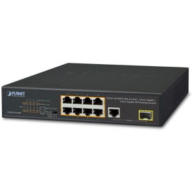 Resim Planet PL-FGSD-1011HP 8 Port 10/100TX PoE+ 1 Port Gigabit Poe Yönetilemez Switch 