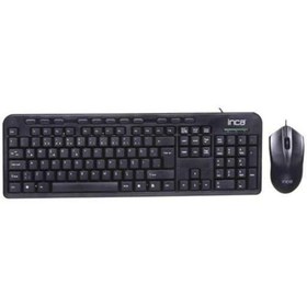 Resim Hızlı Stok INCA IMK-375T Q Türkçe USB Multimedya Siyah Klavye+ Mouse 