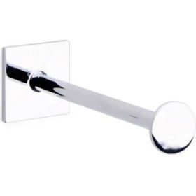 Resim Nowo Duvara Monte Yapışkanlı Yedek Tuvalet Kağıtlığı Krom Renk 45X136X45 Mm 