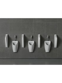 Resim Turkuaz City Pisuvar, Temiz Su Girişi Arkadan (Gizli) 