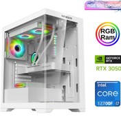 Resim XSR889 i7 12700F 16 GB RAM 512 GB M.2 NVMe SSD 6 GB RTX3050 FreeDOS Gaming Masaüstü Bilgisayar Xaser
