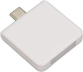 Resim Cep Telefonu Kart Okuyucu, Tak ve Çalıştır 125 Khz Sağlam Telefon Kartı Okuyucu Cep Telefonları için C Tipi Arayüz (Beyaz) 