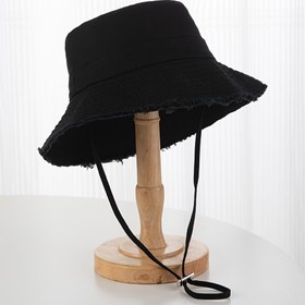 Resim 1 Adet Unisex Kovalı Şapka - Ham Kenar Detaylı, Siyah, Nefes Alabilir, Hafif, Koruyucu, Her Mevsim Erkek ve Kadınlar İçin Outdoor Şapka, Günlük Kullanım veya Hediye için Mükemmel | Şık Kovalı Şapka | Hafif Şapka 