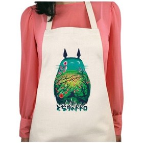 Resim Totoro Baskılı Su İtici Özellikli Mutfak Önlüğü 
