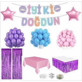 Resim Makaron Doğum Günü Seti 