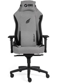 Resim Hawk Gaming Chair Future Gray Kumaş Oyuncu Koltuğu 