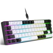 Resim Xindoker Hxsj V200 68 Tuşlu Rgb Aydınlatmalı Taşınabilir Oyun Klavyesi - Mekanik Hissiyat Ve 19 Tuş Çakışmasız 