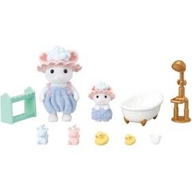 Resim Sylvanian Families Kardeşle Köpüklü Banyo Seti 5805 Sylavanian Families 