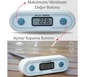 Resim TFA Dostmann Tfa 30.1055.02 ´gt1´ Batırmalı Prob Dijital Termometre 