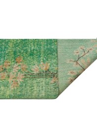 Resim Gerçek El Dokuma Eskitme Vintage Halı 150 X 245 Cm 9467 