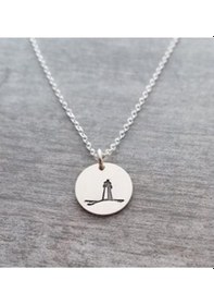 Resim Gümüş Deniz Feneri Kolye 453815346 