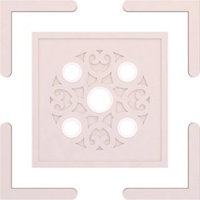 Resim Motifpiyer Tavan Spot Göbek Kenarlı KARE-52-60X60 L-Dis Citali 