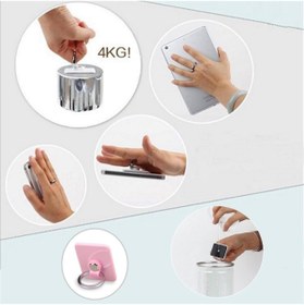 Resim YFHOME 2 Adet Tek Parmak Yapışkanlı Cep Telefon Tablet Tutucu 