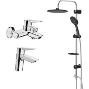 Resim Artema Solid S Banyo Batarya Seti, Valtemo Tepe Duş Takımı 5280 