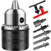 Resim Explosion1 3-16MM Drill Chuck Adaptörü 1/2-20UNF Darbe Sürücüsü/elektrik Matkabı/çekiç Matkabı Için 16MM Chuck Tuşu (Yurt Dışından) 