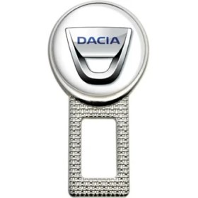 Resim İmza Dacia Logolu Ikaz Ses Susturucu Metal Toka 2 Adet 