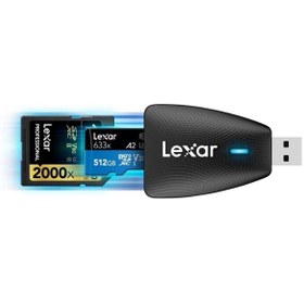 Resim Lexar Multi Usb 3.1 Kart Okuyucu Lrw450ub (SD-MİCROSD) 