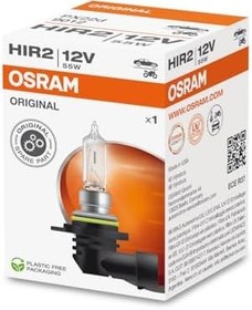 Resim OSRAM Ampul 12V Hir2 55W Tek Telli Plastik Soketli Far Ve Sis 9012 