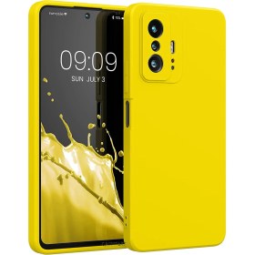 Resim M.TK Moveteck Xiaomi Mi 11T Uyumlu Kılıf Kamera Lens Korumalı Içi Kadife Silikon Iz Yapmaz Ipeksi His Liquid Renkli Yumuşak Silikon Lansman 
