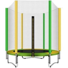 Resim Hepitop Koruma Fileli Katlanabilir Çocuk Trambolini 140 CM 