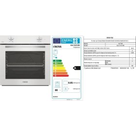 Resim Altus Ala 310 Hw Beyaz Ankastre Fırın. Ala 535 Hw Beyaz Cam Duvar Tipi Ankastre Davlumbaz. Ala 159 Dhw 65 cm Ankastre Ocak 