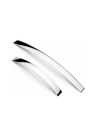 Resim Şahin Yay Alüminyum Metal Lüks Modern Mobilya Çekmece Mutfak Dolabı Kulpu Krom 160mm 5 Adet Krom 